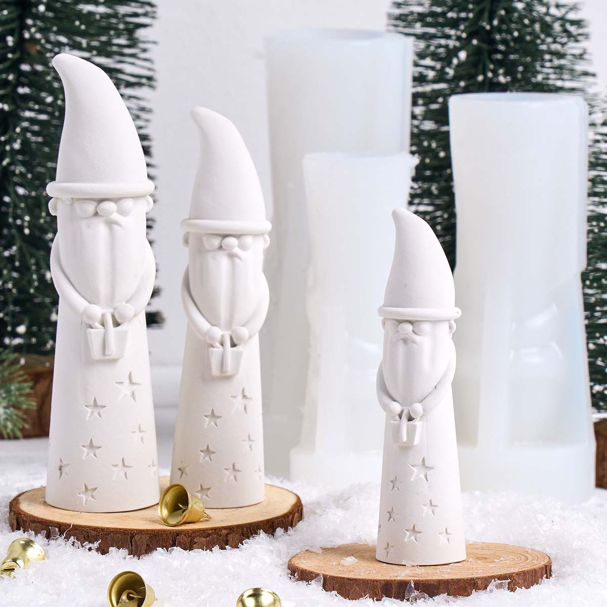 Christmas Ornament Gnome Silic - Xmas Candle Making ulasan dan harga
