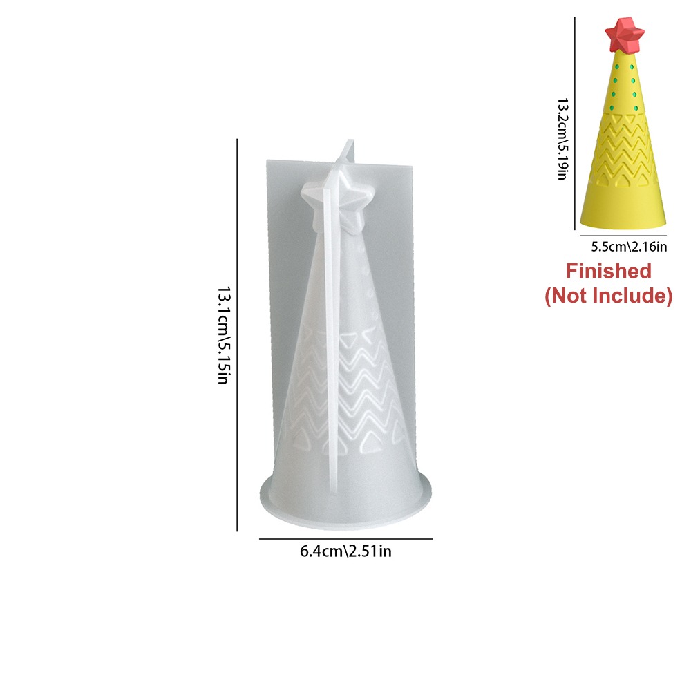 Silicone Christmas Cone Candle - Xmas Candle Making ulasan dan harga
