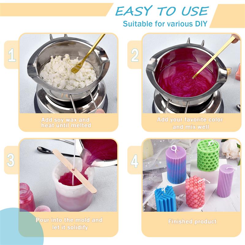 100/500g/1kg Pure Soy Wax Para - Candle Making Activity ulasan dan harga