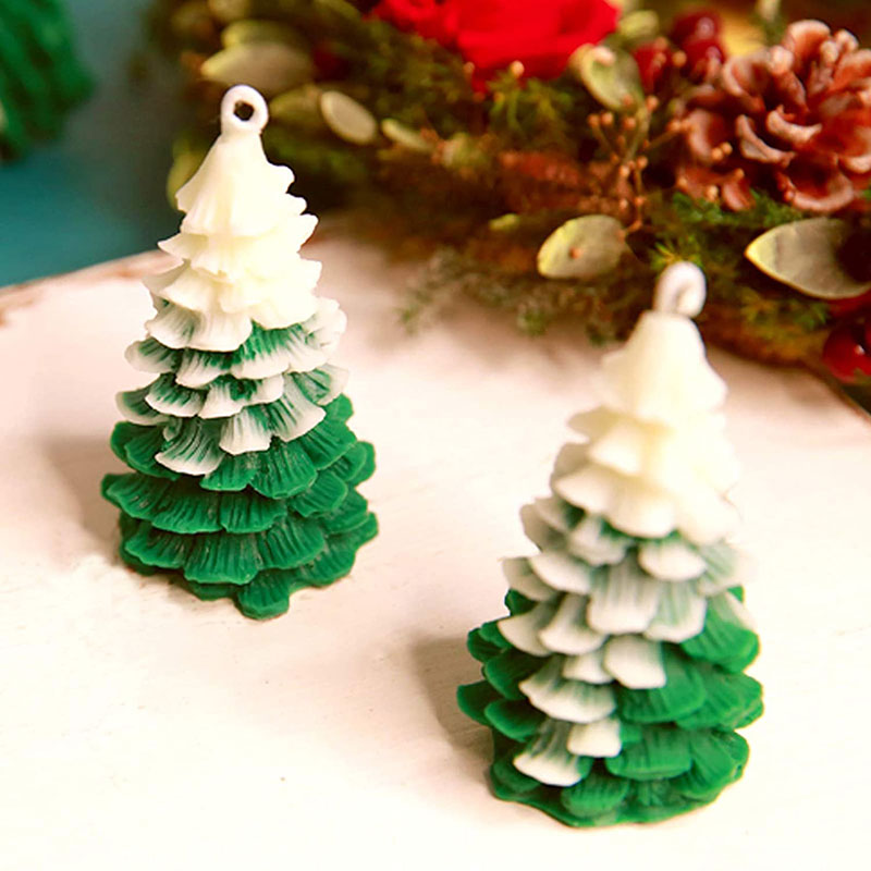 3D Christmas Tree Candle Mold  - Xmas Candle Making ulasan dan harga